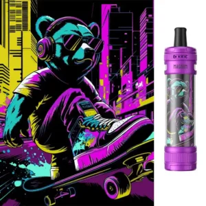 Le décor de la Magnum cyber-bear de Aspire