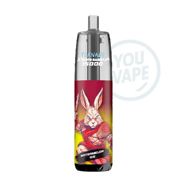 La Puff Tornado 15000 Watermelon Ice est une puff rechargeable longue durée, avec 20ml de eliquide à la saveur de pastèque bien fraiche.