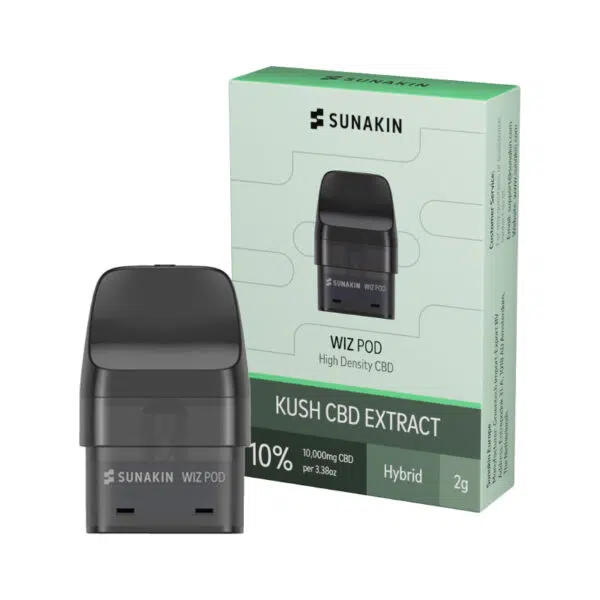 Cartouche CBD sans THC pour le Wiz Pod de Sunakin