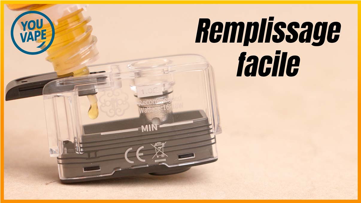 Le réservoir peut contenir 5ml