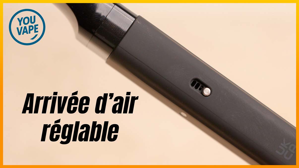 L'airflow du Pod Wizz Go 