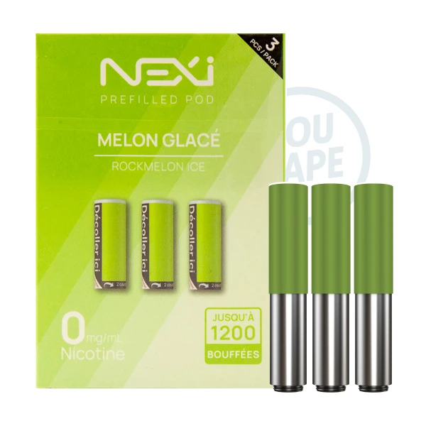 Cartouche nexi one sans nicotine saveur melon glacée