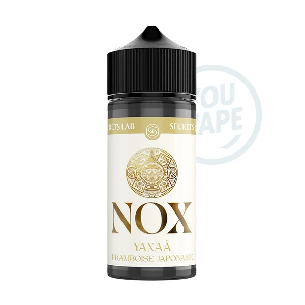 Le e-liquide Yaxaà 50ml de la gamme NOX est une offrande venue des temples mayas, où la framboise japonaise dévoile son acidulé envoûtant au cœur d’un univers mystique.