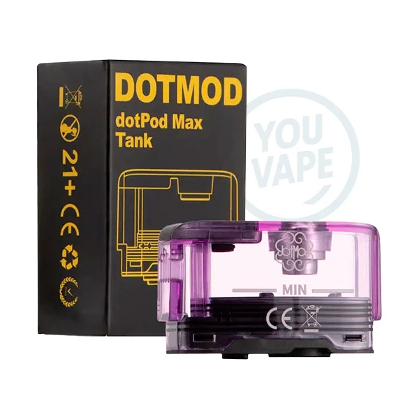 Cartouches Dotpod Max vide en couleur purple