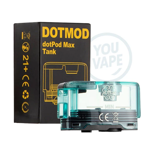 Cartouches Dotpod Max vide en couleur Tiffany Blue