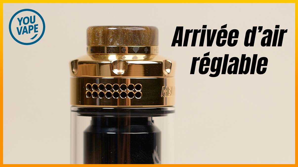 L'airflow du Dead Rabbit 3 RTA Joker edition