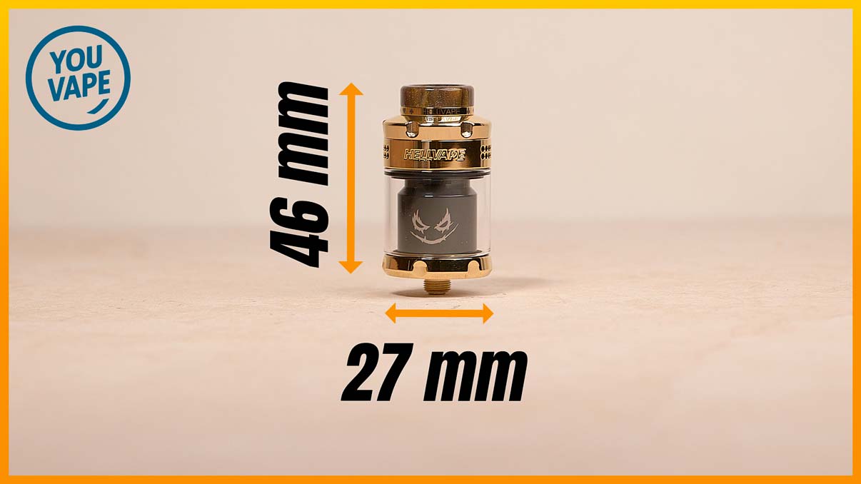 Les dimensions du Dead Rabbit 3 RTA Joker edition
