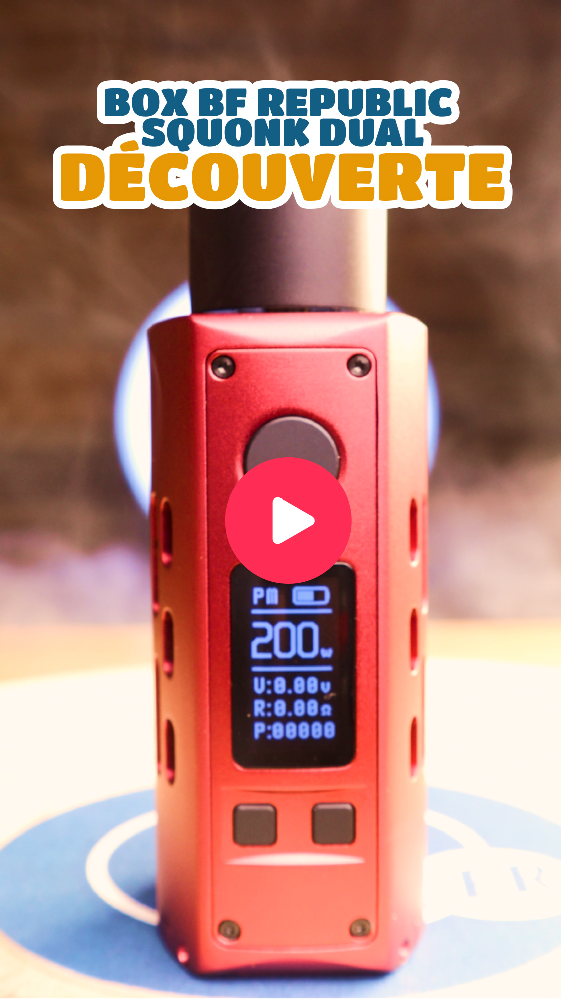 Unboxing de la Box BF Republic Squonk Dual