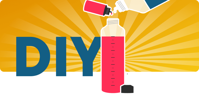 Shéma de réalisation d'un e-liquide DIY
