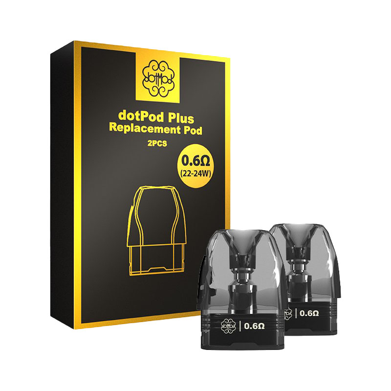 Cartouches de 0.60 ohm pour le DotPod Plus de Dotmod