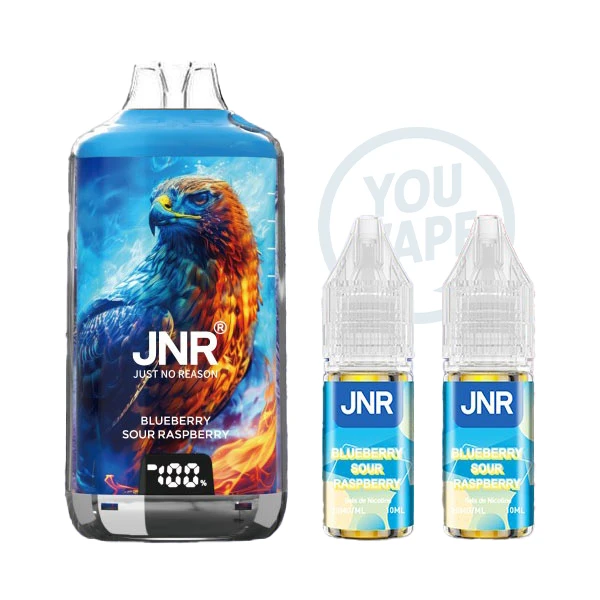 La Puff 28k Falcon X sz JNR, goût Blueberry, Raspeberry sour
