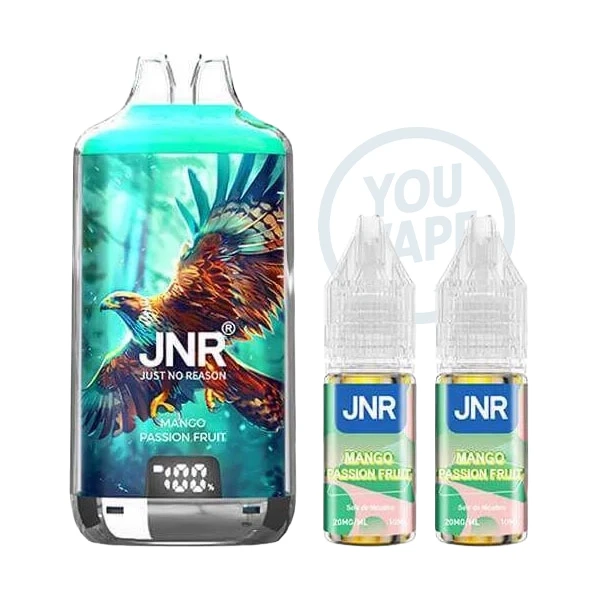 La Puff 28k Falcon X de JNR, goût Mango Passion Fruit