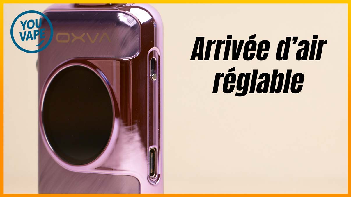 Le réglage du tirage du pod Xlim SQ Pro 2