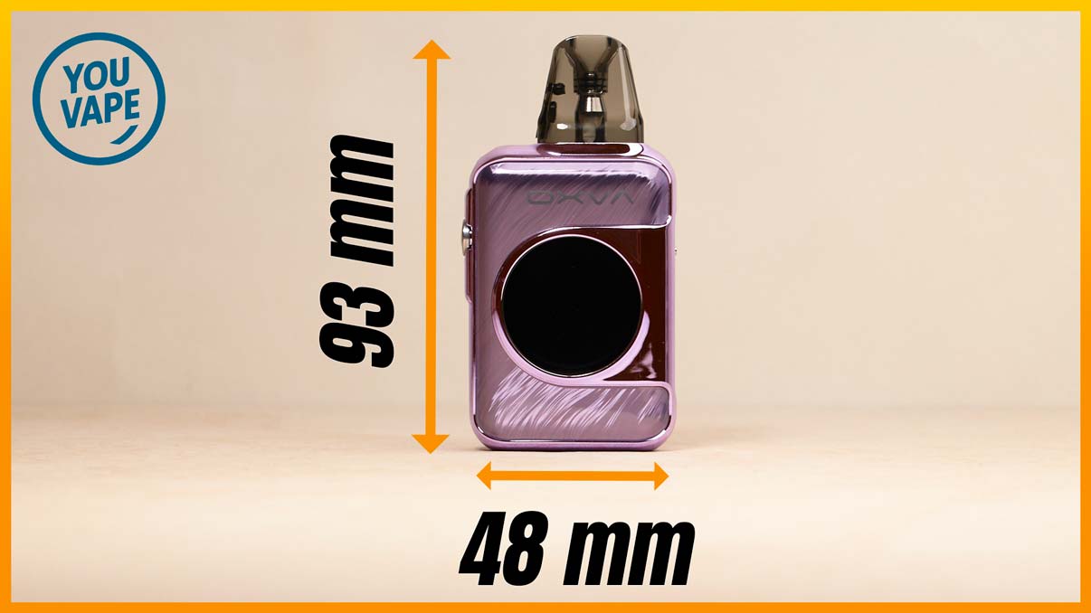 Les dimensions du pod Xlim SQ Pro 2