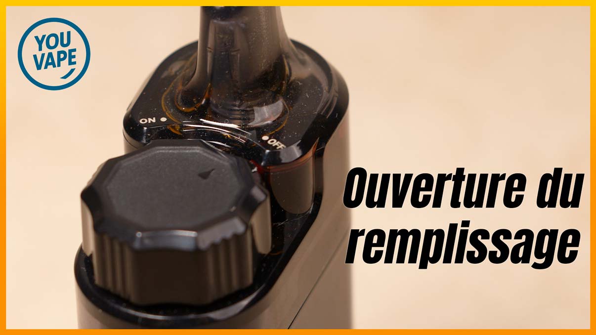 le réservoir du Pod XFill de Freemax