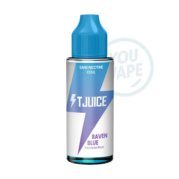 Le eliquide Raven Blue 100ml de T-Juice vous propose une saveur de framboise bleue, mûre et de bonbon. Le tout, accompagné d'un effet de frais.