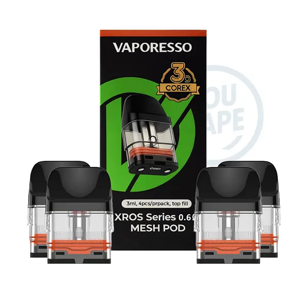 Cartouche 3ml Xros Corex 3.0 de 0.60 ohm