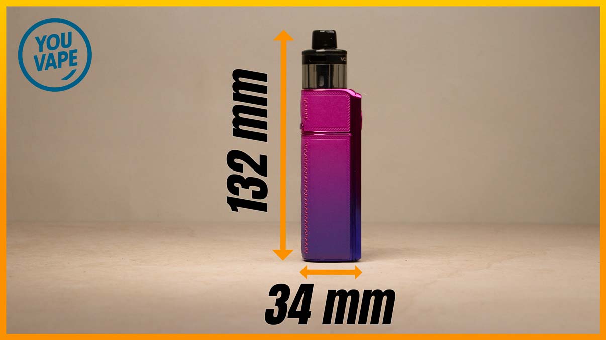 Dimensions de la Drag X3 de voopoo