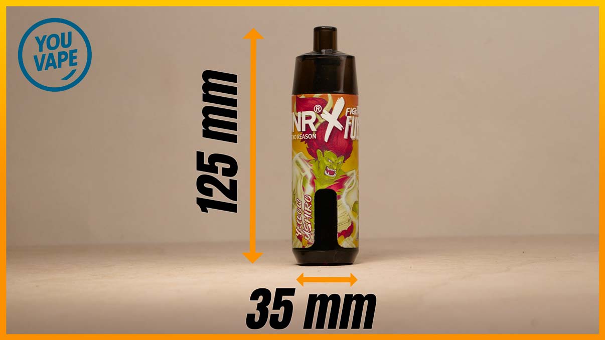 Les dimensions de la Puff Shisha Plus