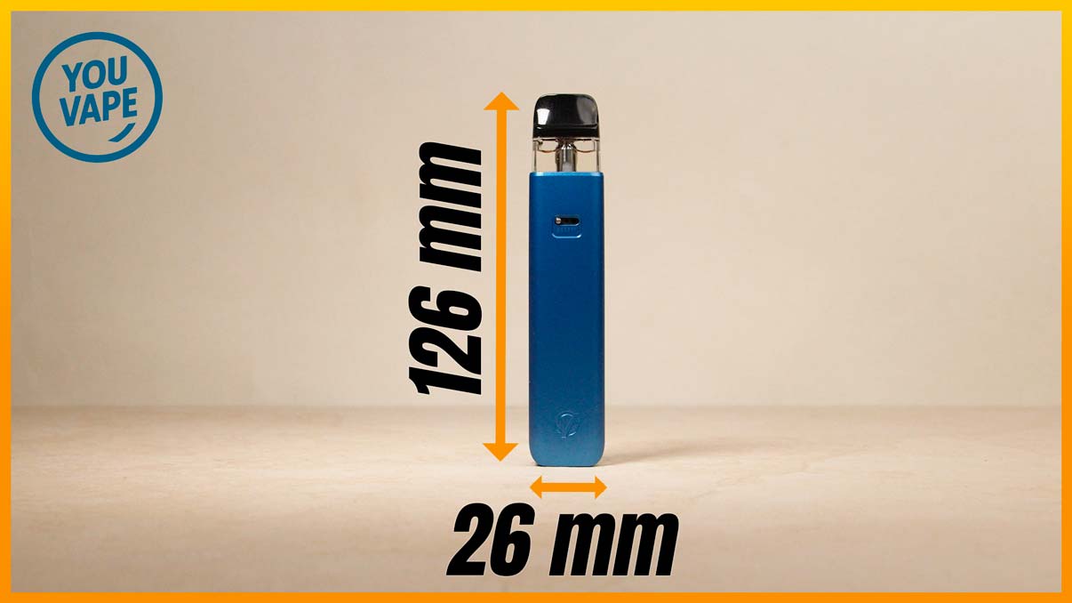 Les dimensions du Pod Xros Pro 2 