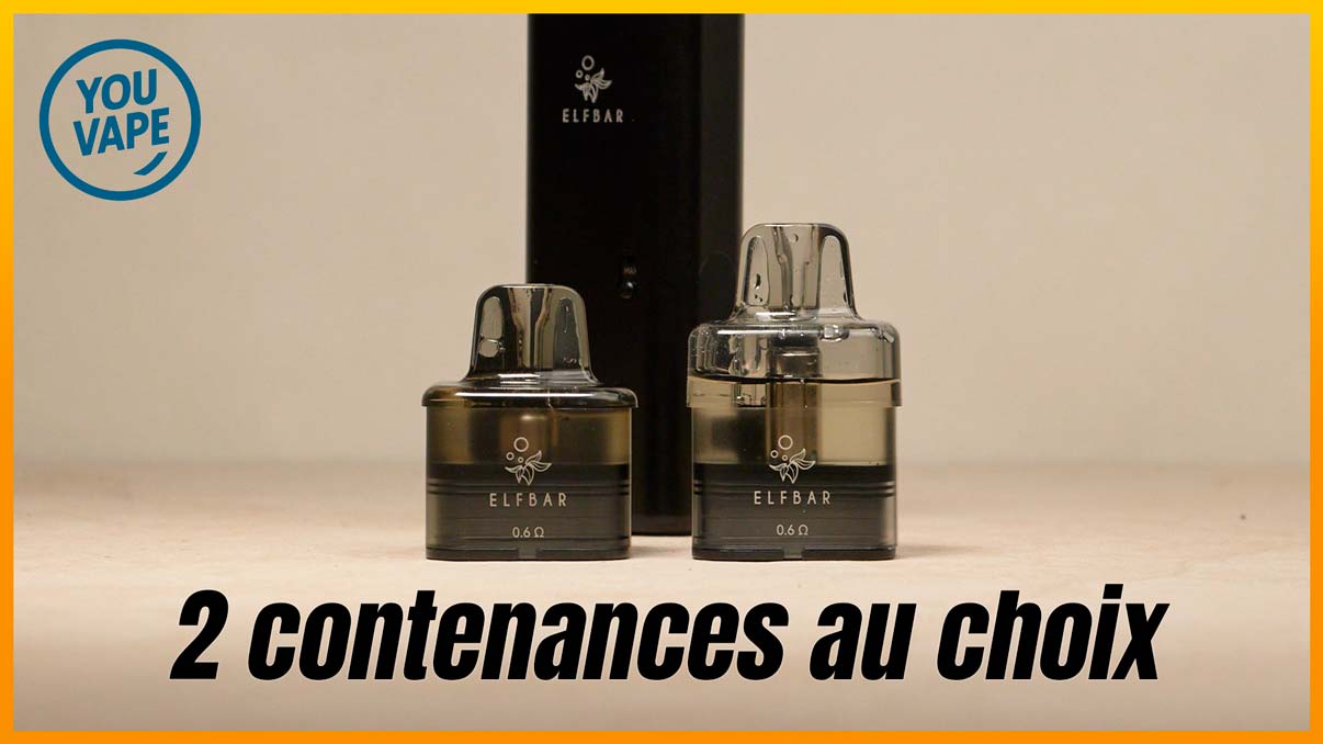 Les cartouches du pod ElfX Mega