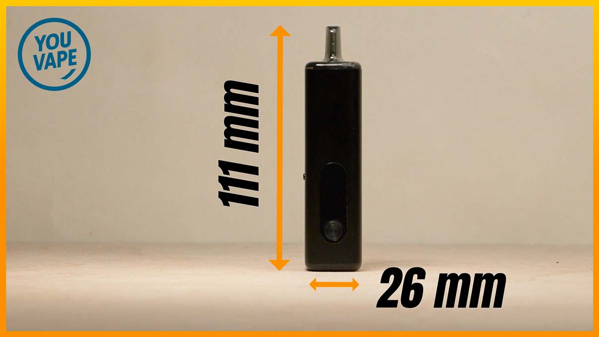 Les dimensions du pod ElfX Mega