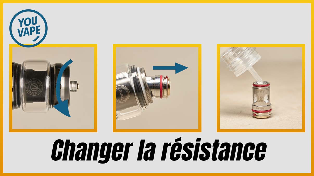 Les résistances du iTank T Dual Mesh
