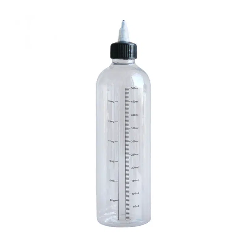 Flacon twist gradué de 500ml