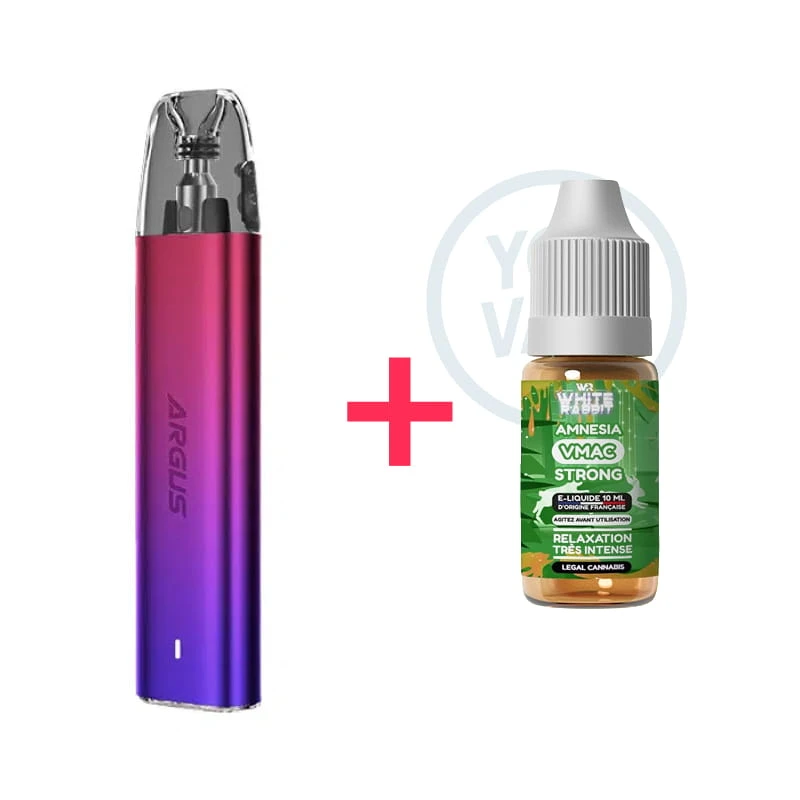 Pack Pod Argus G2 Mini + eliquide VMAC CBD Amnesia - YouVape