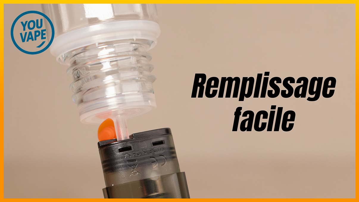 Remplir le réservoir du Pod Vilter Max