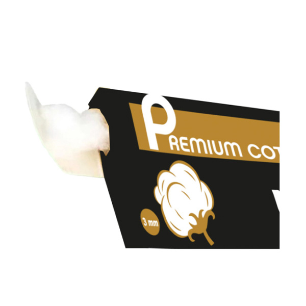 coton de MPV qui se déroule pour la vape de 3mm d'epaisseur