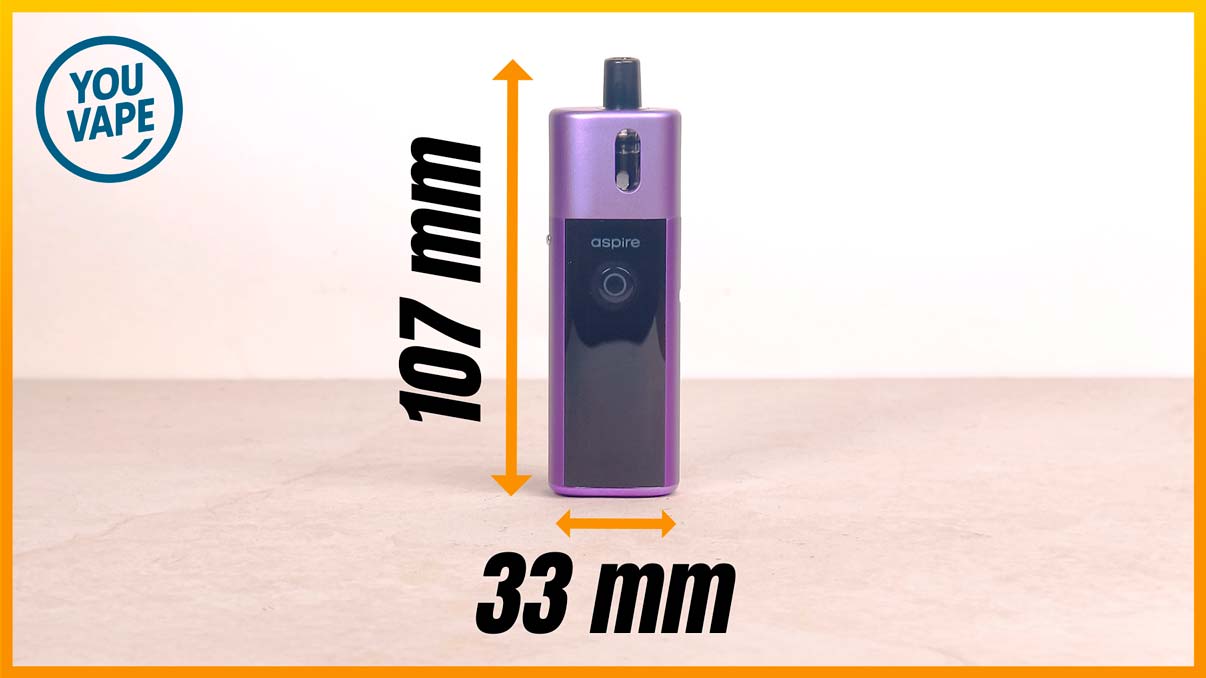 Les dimensions du Pod Fluffi Pro 