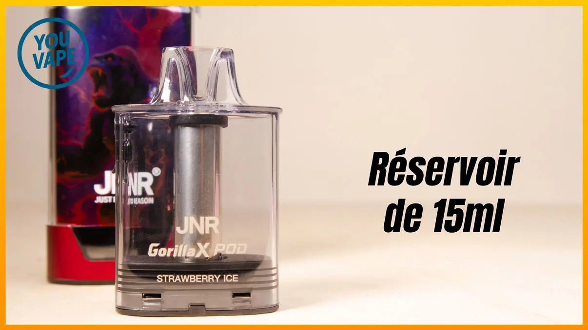 La cartouche de la puff Gorilla X 43k