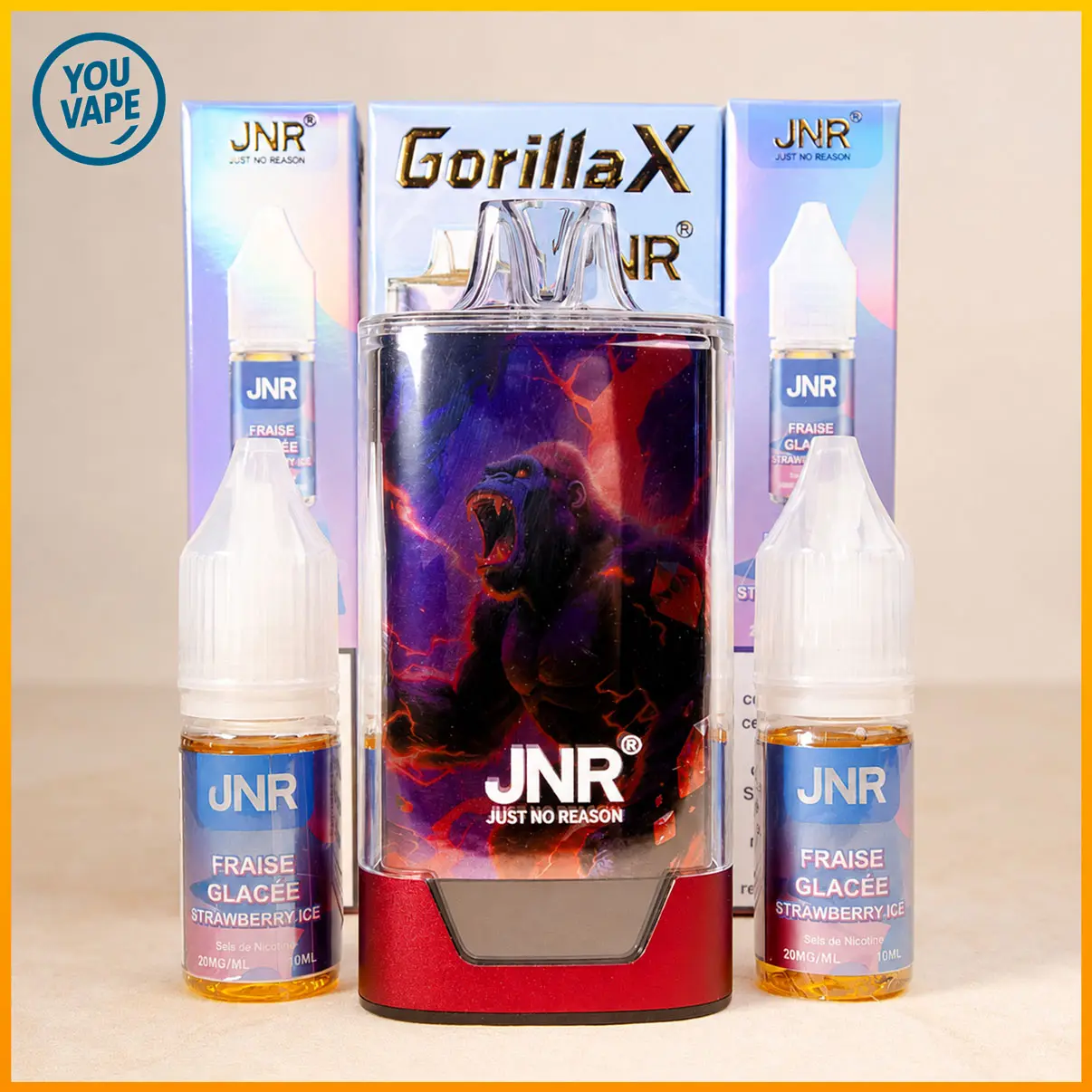 Le coffret de la puff Gorilla X 43k