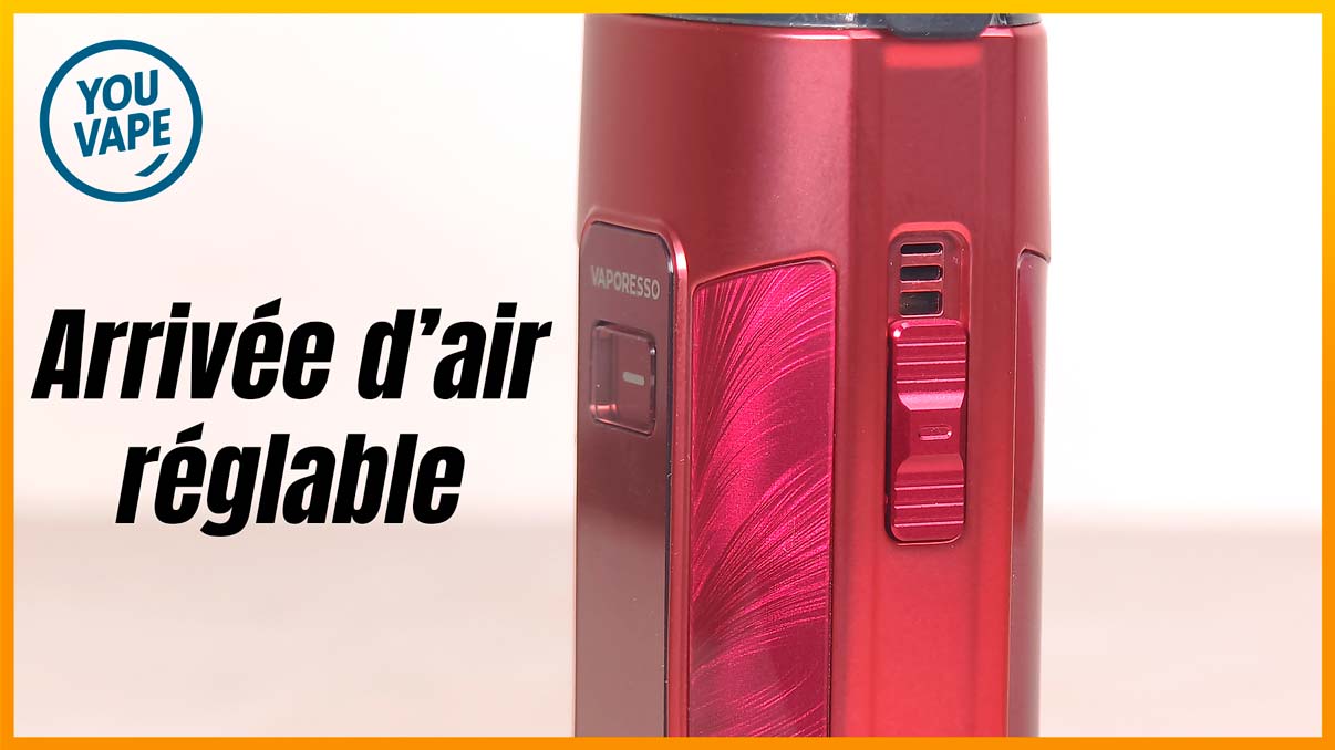 L'airflow du Pod Luxe X3