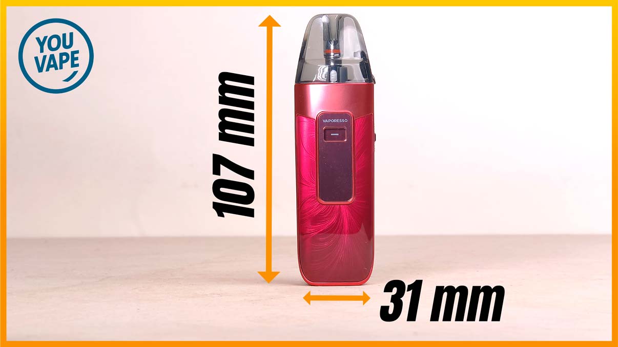 Les dimensions du Pod Luxe X3