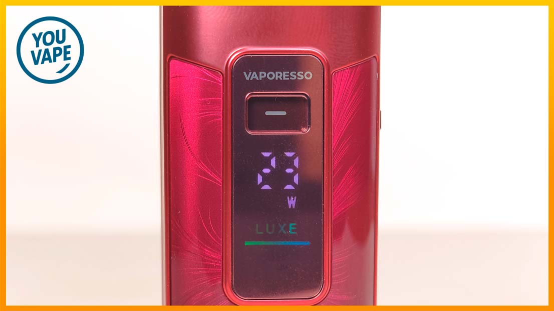 L'écran du Pod Luxe X3