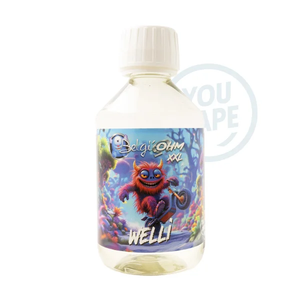 Le e-liquide Welli 200ml XXL de Belgi'Ohm est une saveur de limonade à la violette.