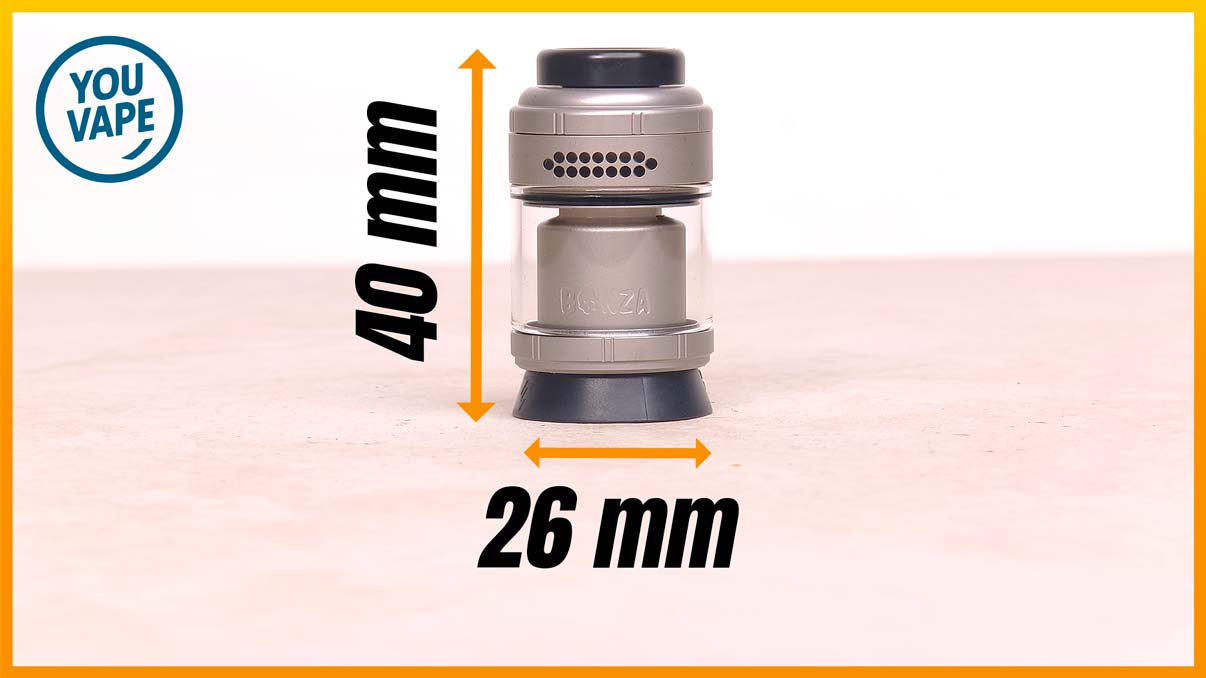 Dimensions du Bonza Pro RTA 