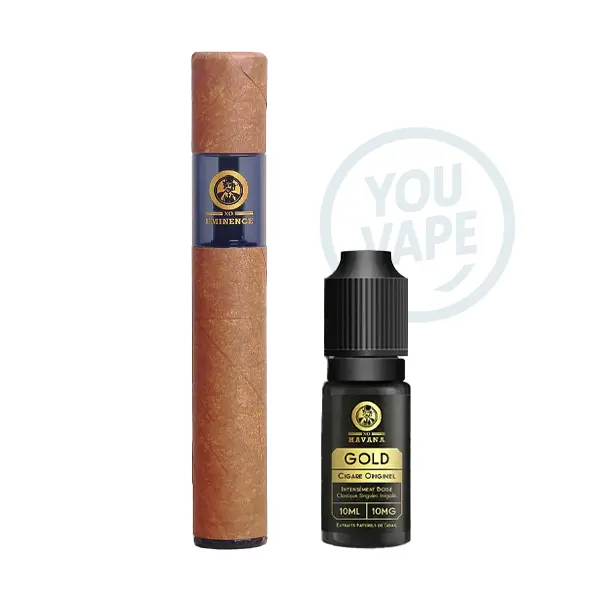 e-cigare XO Eminence avec liquide Gold