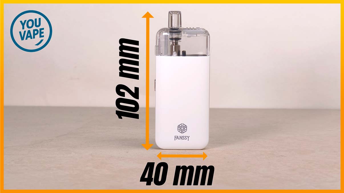 Les dimensions du pod Fanssy