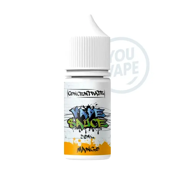 L'arôme concentré Mango 30ml de Vape Sauce est une saveur de mangue légèrement fraîche.