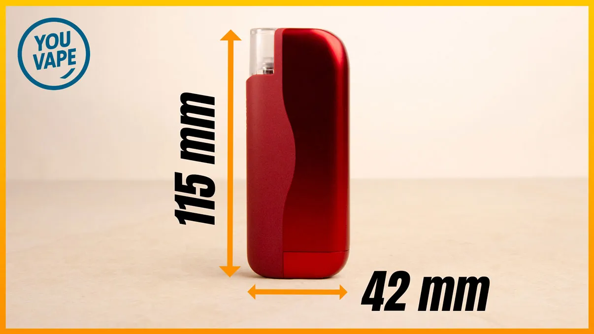 Les dimensions du pod Kiwi Spark 2 Pro