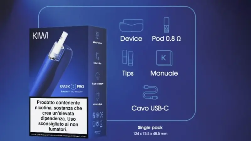 Le coffret du pod Spark 2 Pro