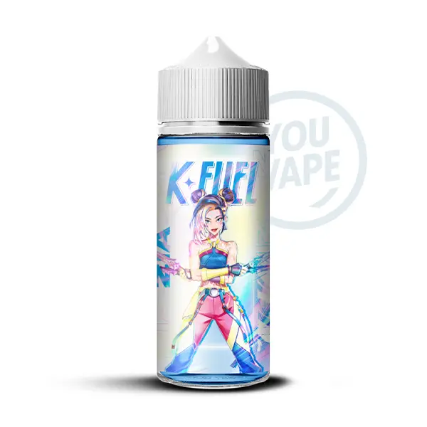Le e liquide Zia 100ml de la gamme K-Fuel par Maison Fuel est une saveur de framboise bleue acidulée avec du cassis et une forte fraîcheur.