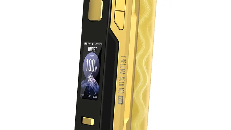 L'écran de la box Thelema Solo 100 Pro