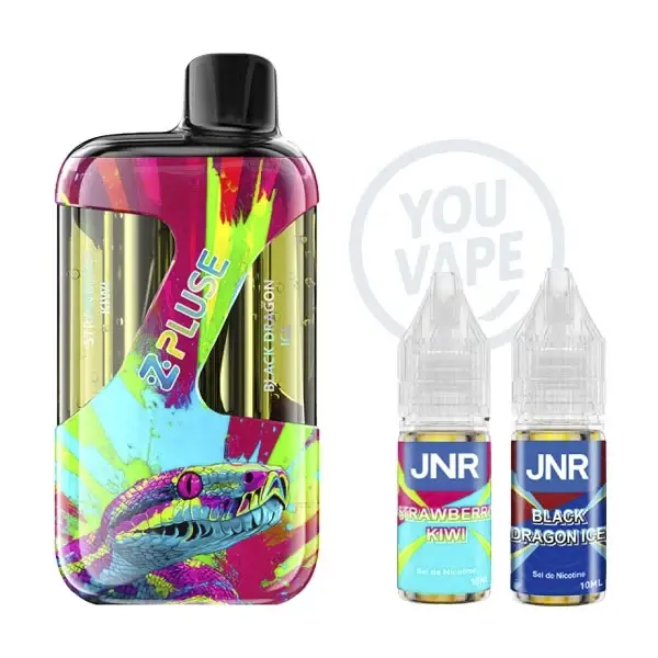 La puff JNR Z pulse saveur Strawberry Black Dragon 0mg