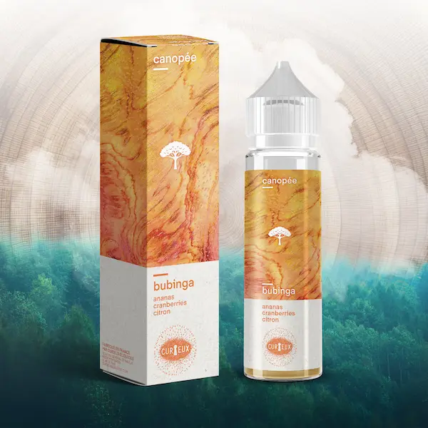 liquide bubinga 50ml curieux avec sa boite