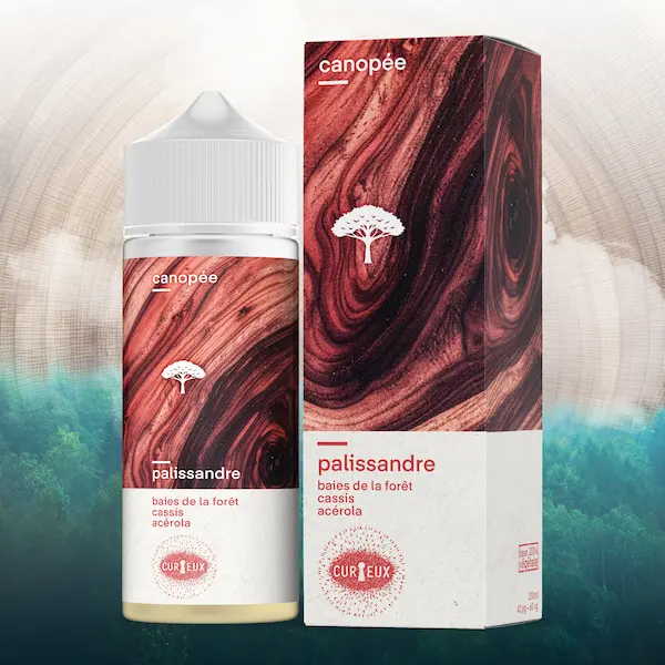 liquide palissandre 100ml avec sa boite curieux canopee