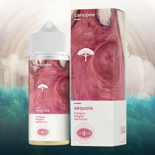 Liquide séquoia 100ml canopee curieux avec sa boite